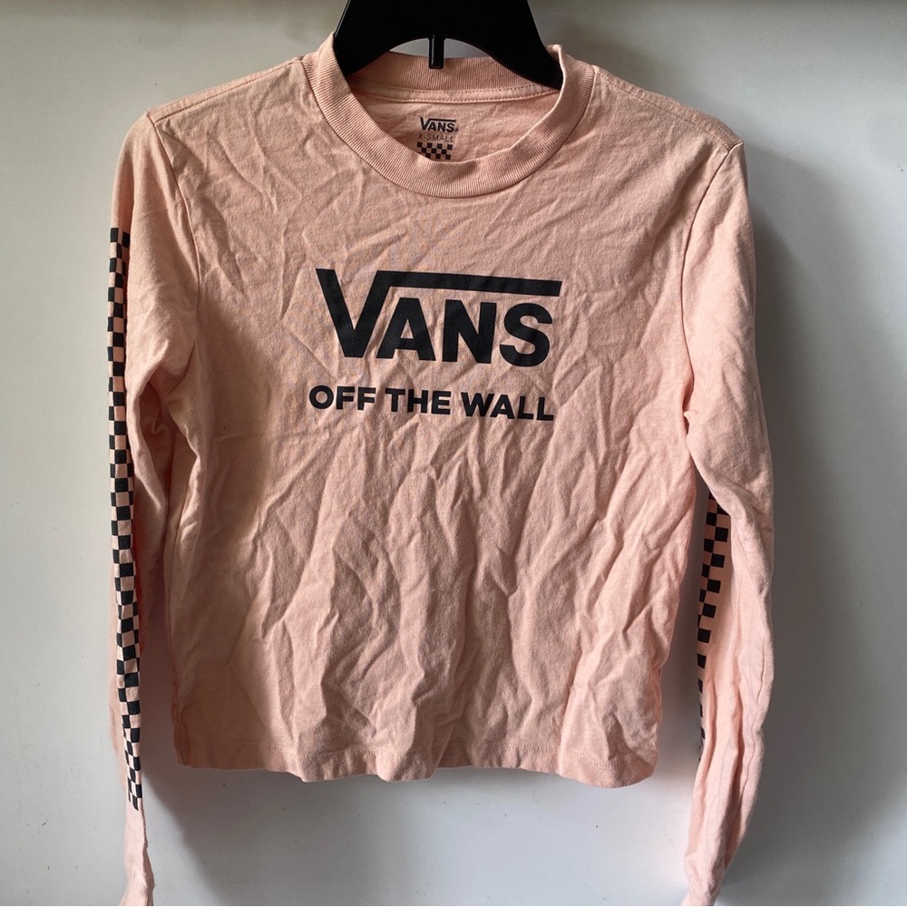 Vans Pink Long Sleeve T-Shirt Size XS